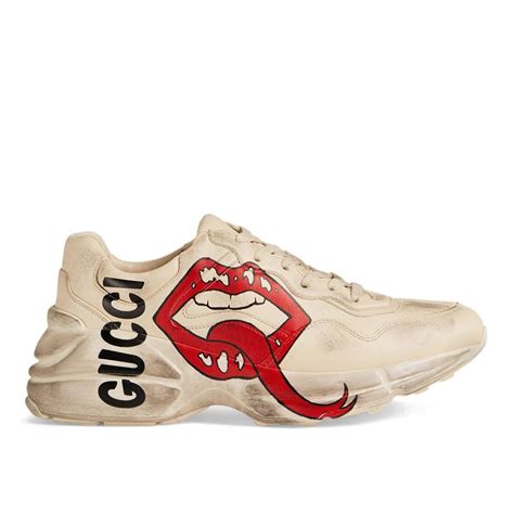 gucci rhyton mouth print|gucci rhyton mouth shoes.